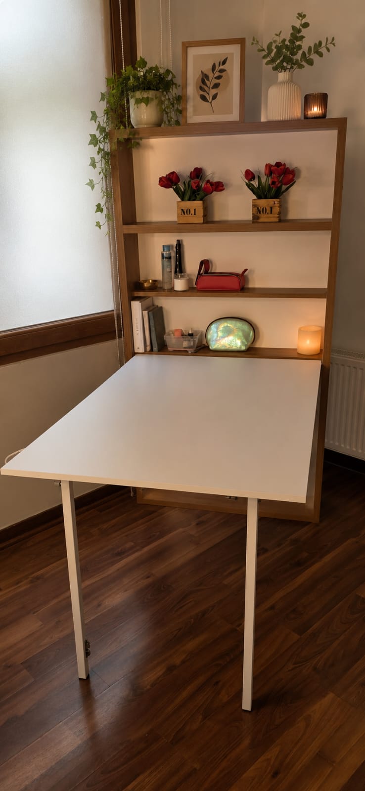 Mesa de comedor abatible Sodimac