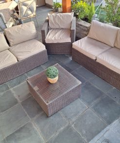 Juego de terraza Rattan sintético 4 piezas