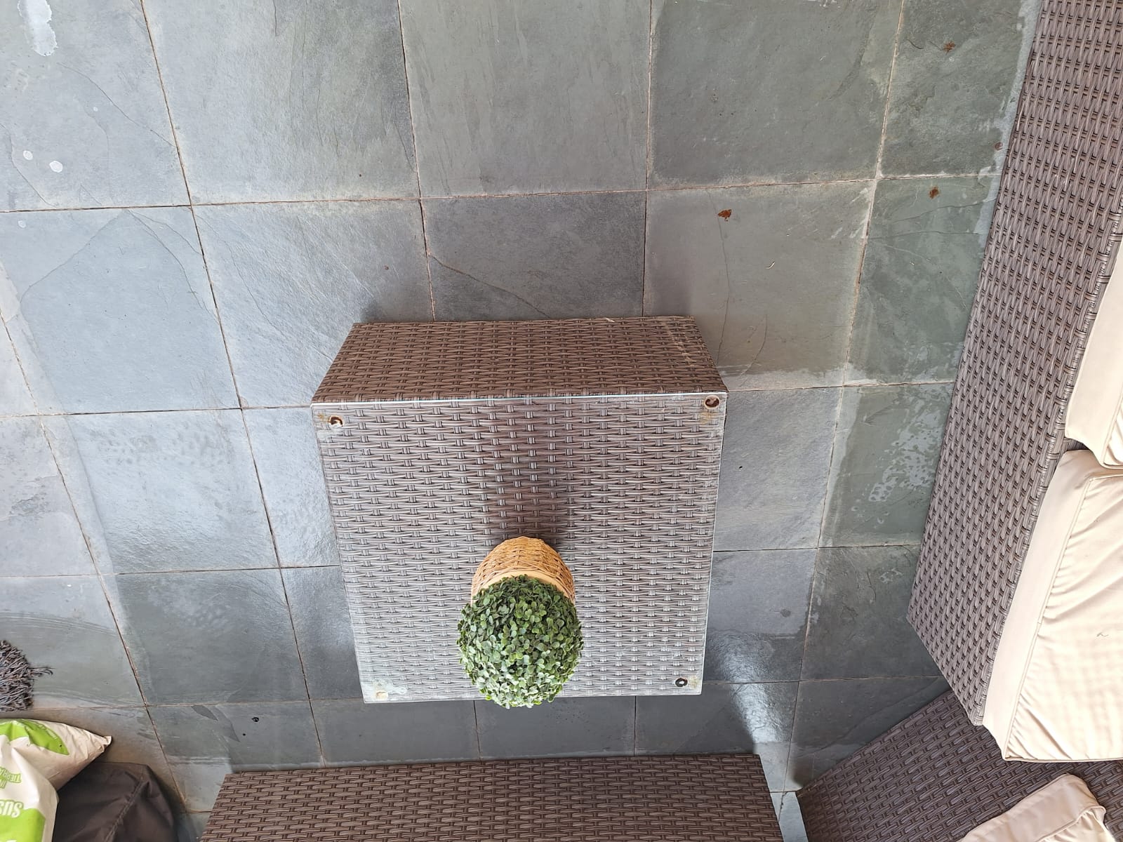 Juego de terraza Rattan sintético 4 piezas - Imagen 2