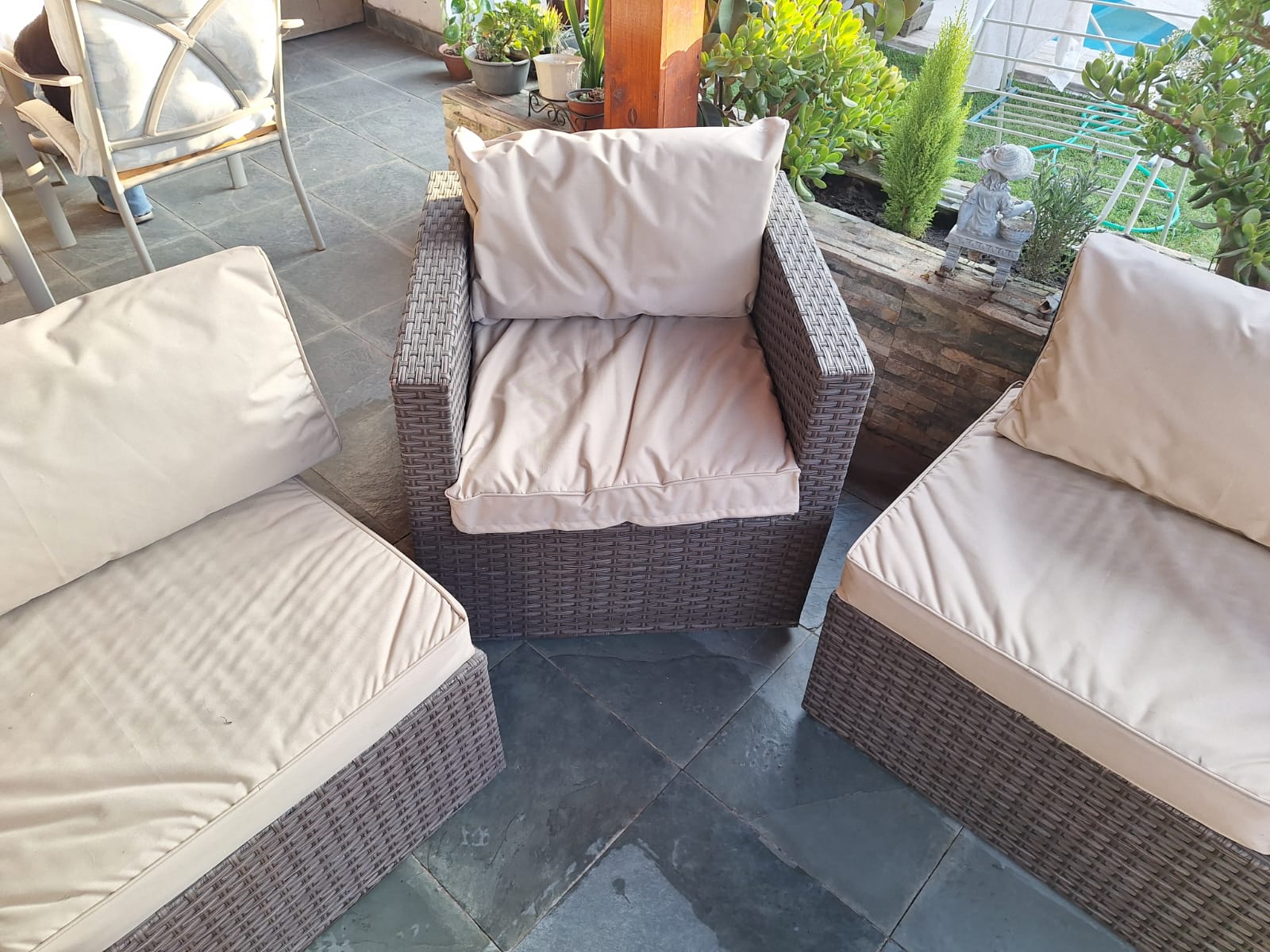 Juego de terraza Rattan sintético 4 piezas - Imagen 3