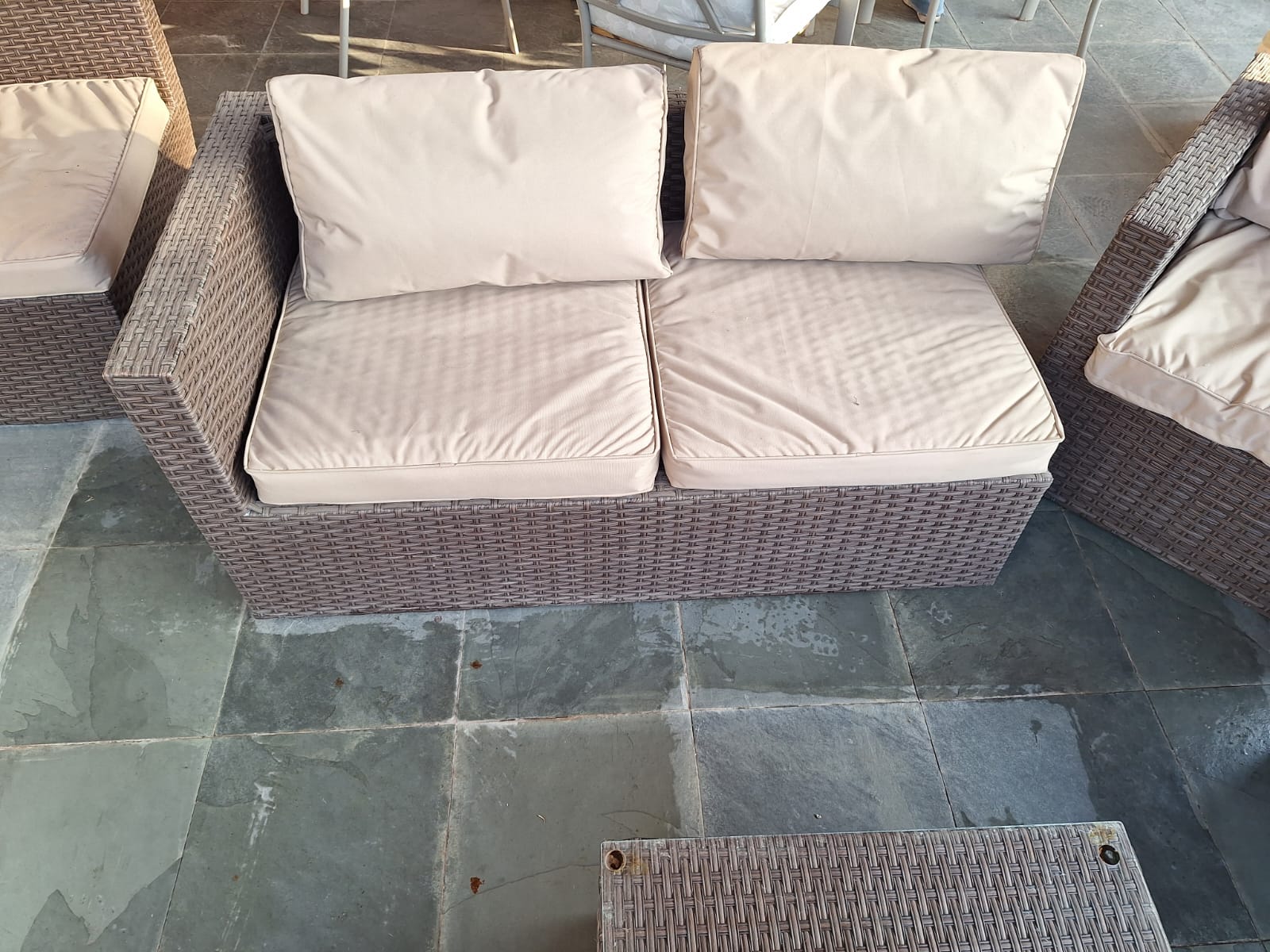 Juego de terraza Rattan sintético 4 piezas - Imagen 6