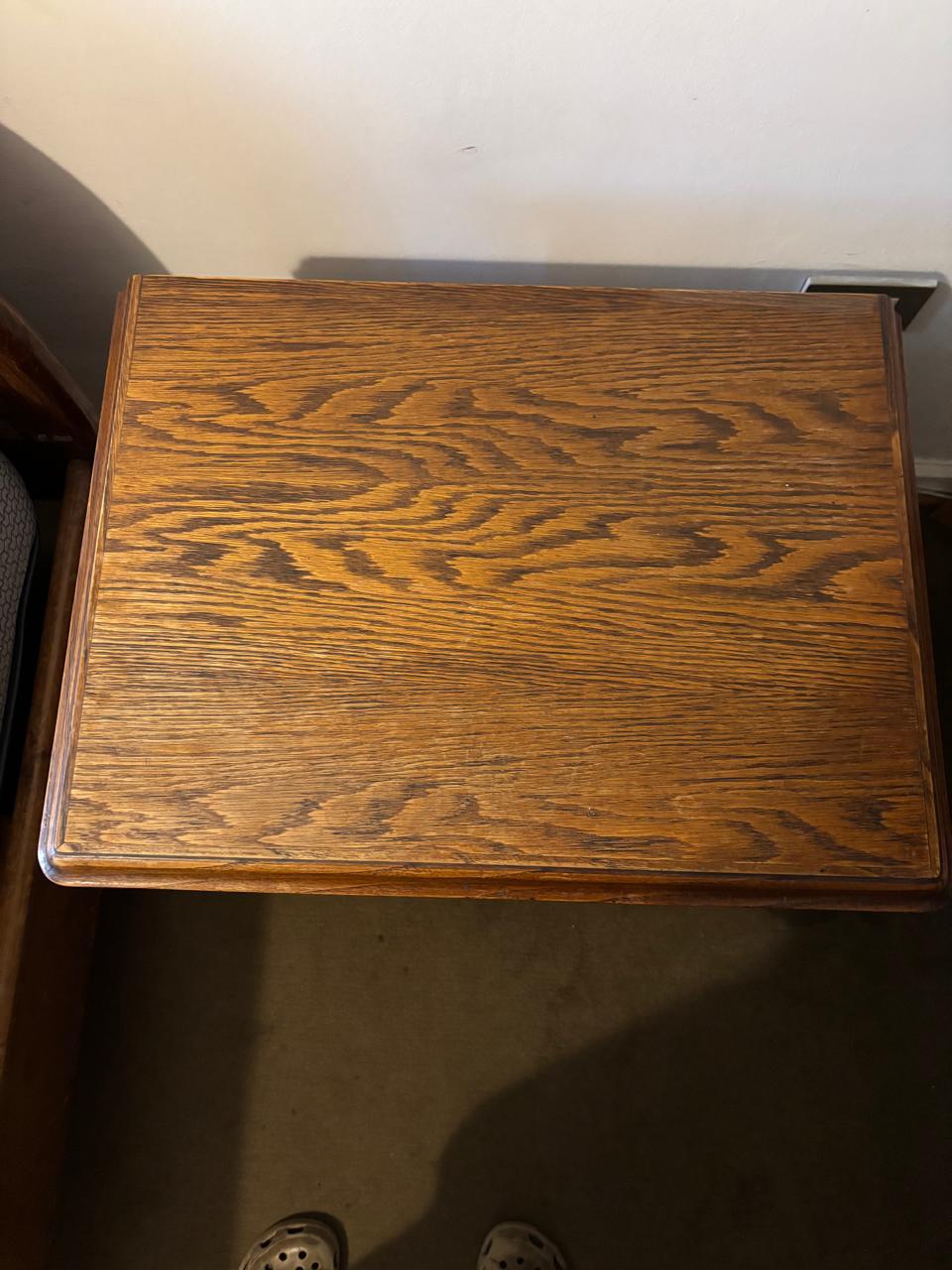 Par veladores madera maciza encina - Imagen 9