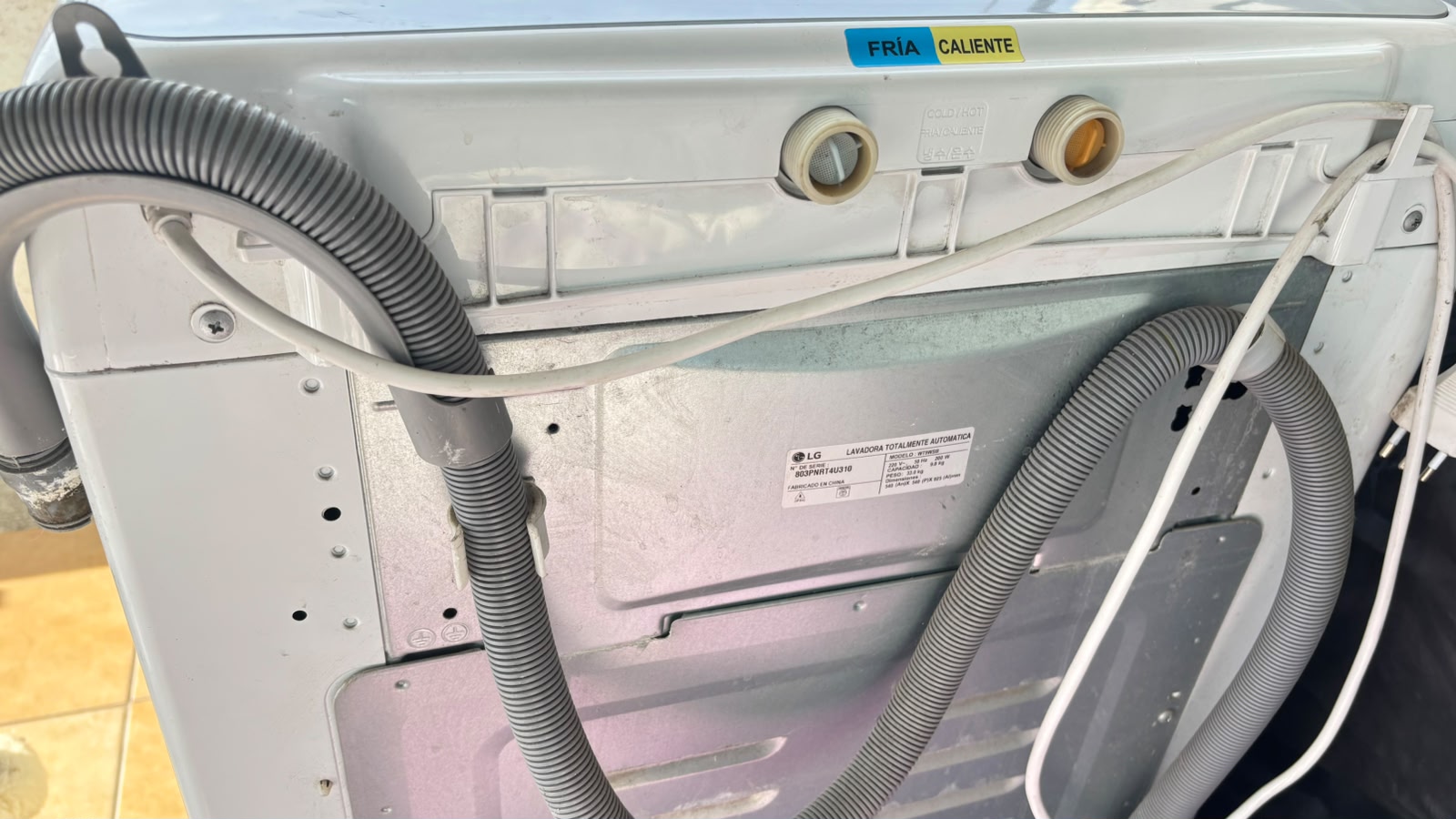 Lavadora LG Smart inverter 9 kg - Imagen 6