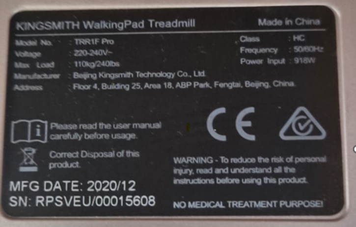 Trotadora Plegable Kingsmith WalkingPad - Imagen 5