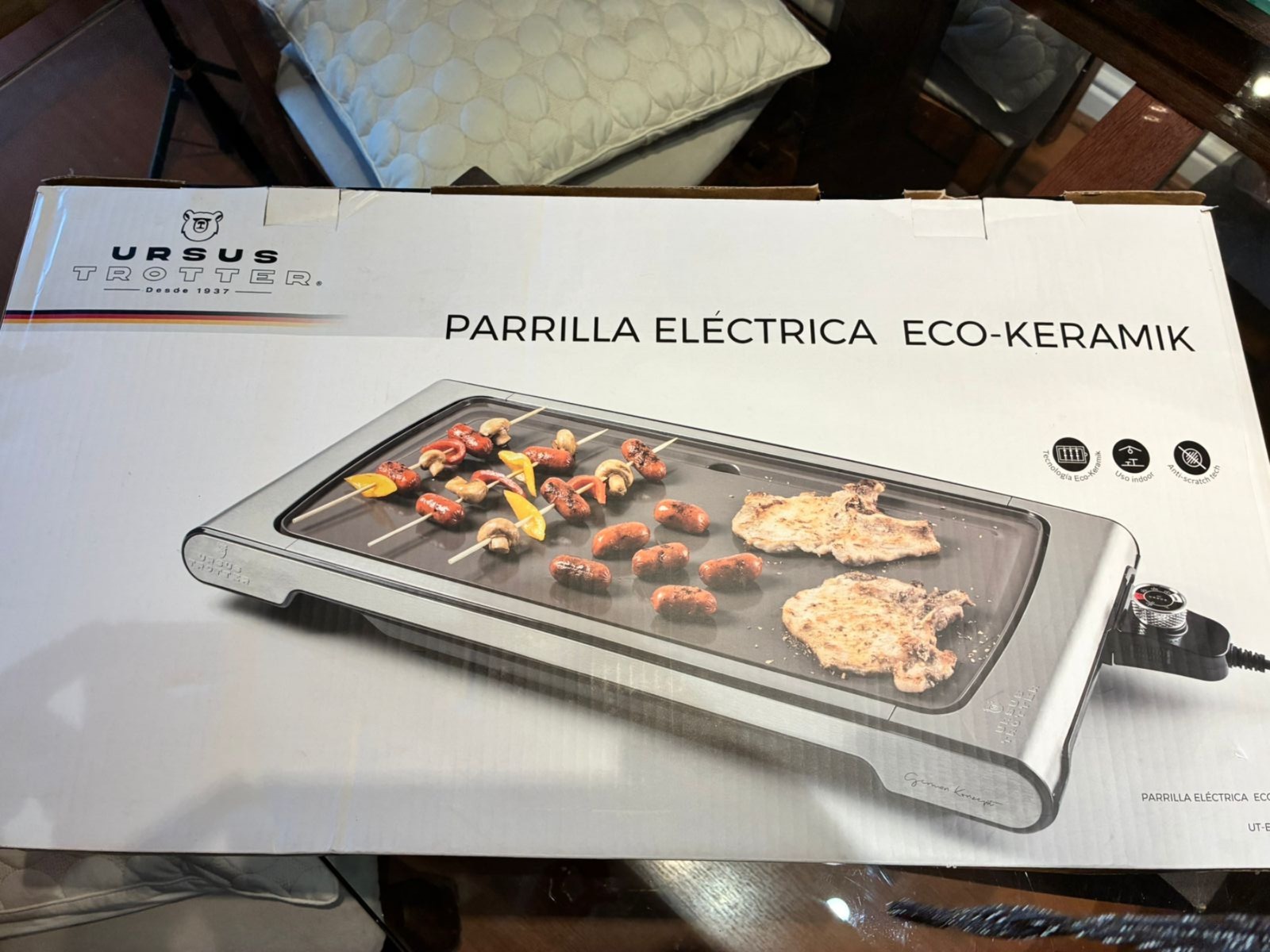 Parrilla Eléctrica Ecokeramik Ursus Trotter