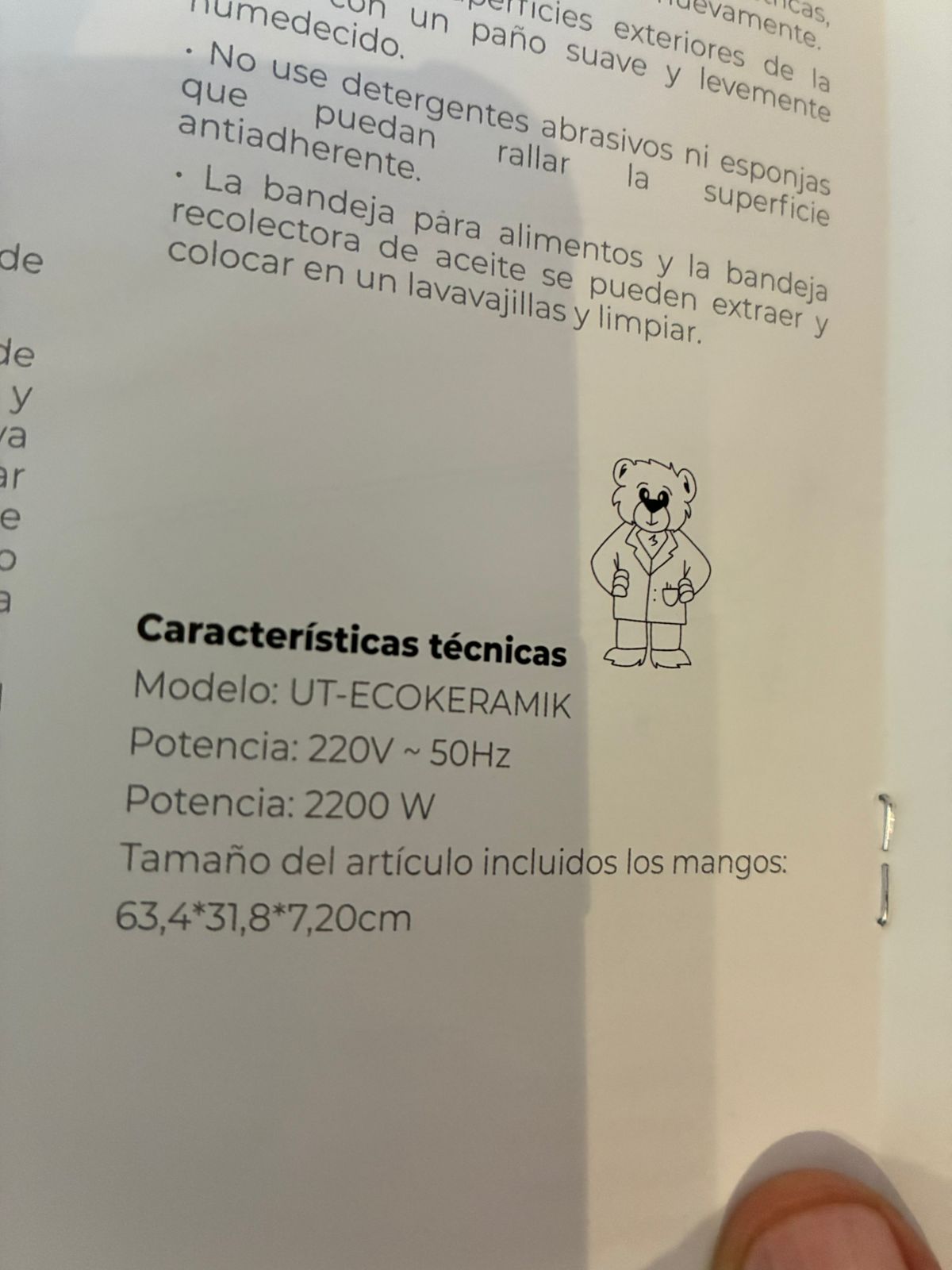 Parrilla Eléctrica Ecokeramik Ursus Trotter - Imagen 2