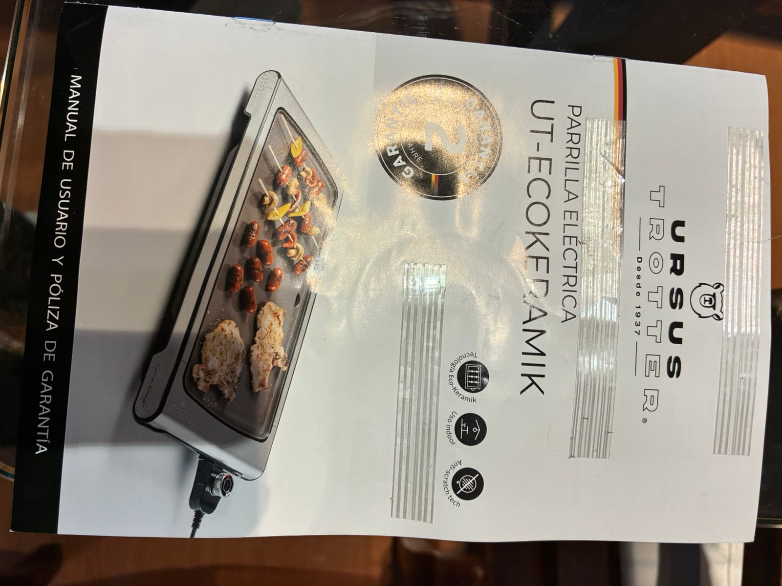Parrilla Eléctrica Ecokeramik Ursus Trotter - Imagen 5
