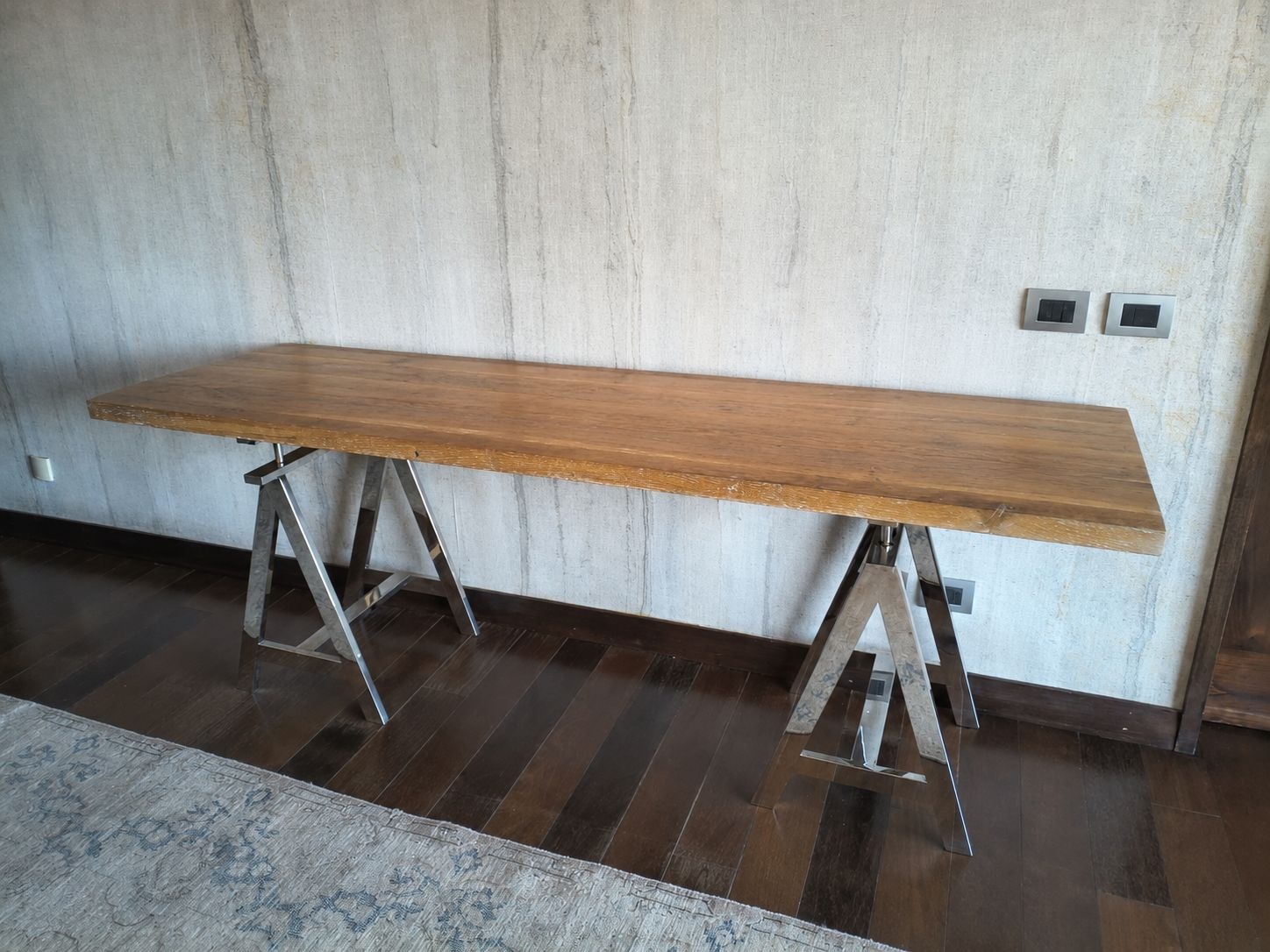Escritorio caballete madera