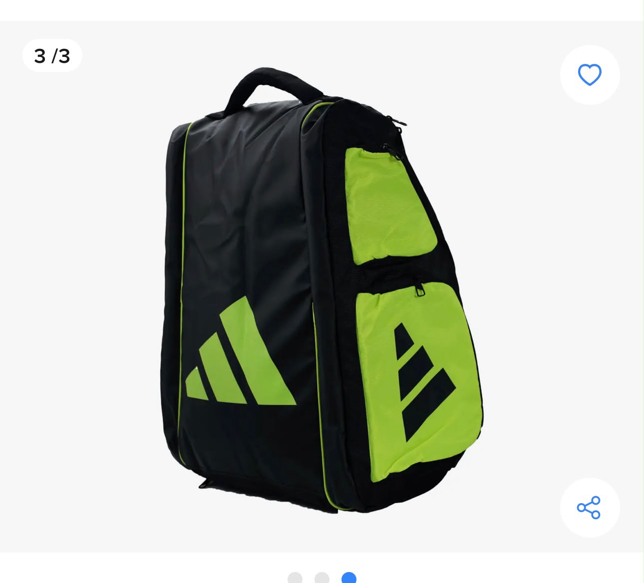 Bolso Paletero Protuor Lime Adidas - Imagen 5