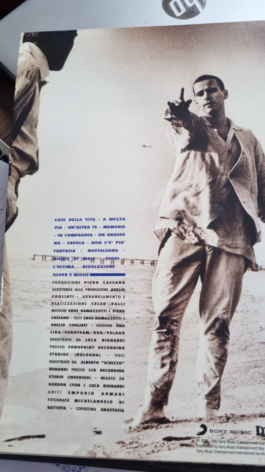 Vinilo Eros Ramazzotti "Tutte Storie" - Imagen 2