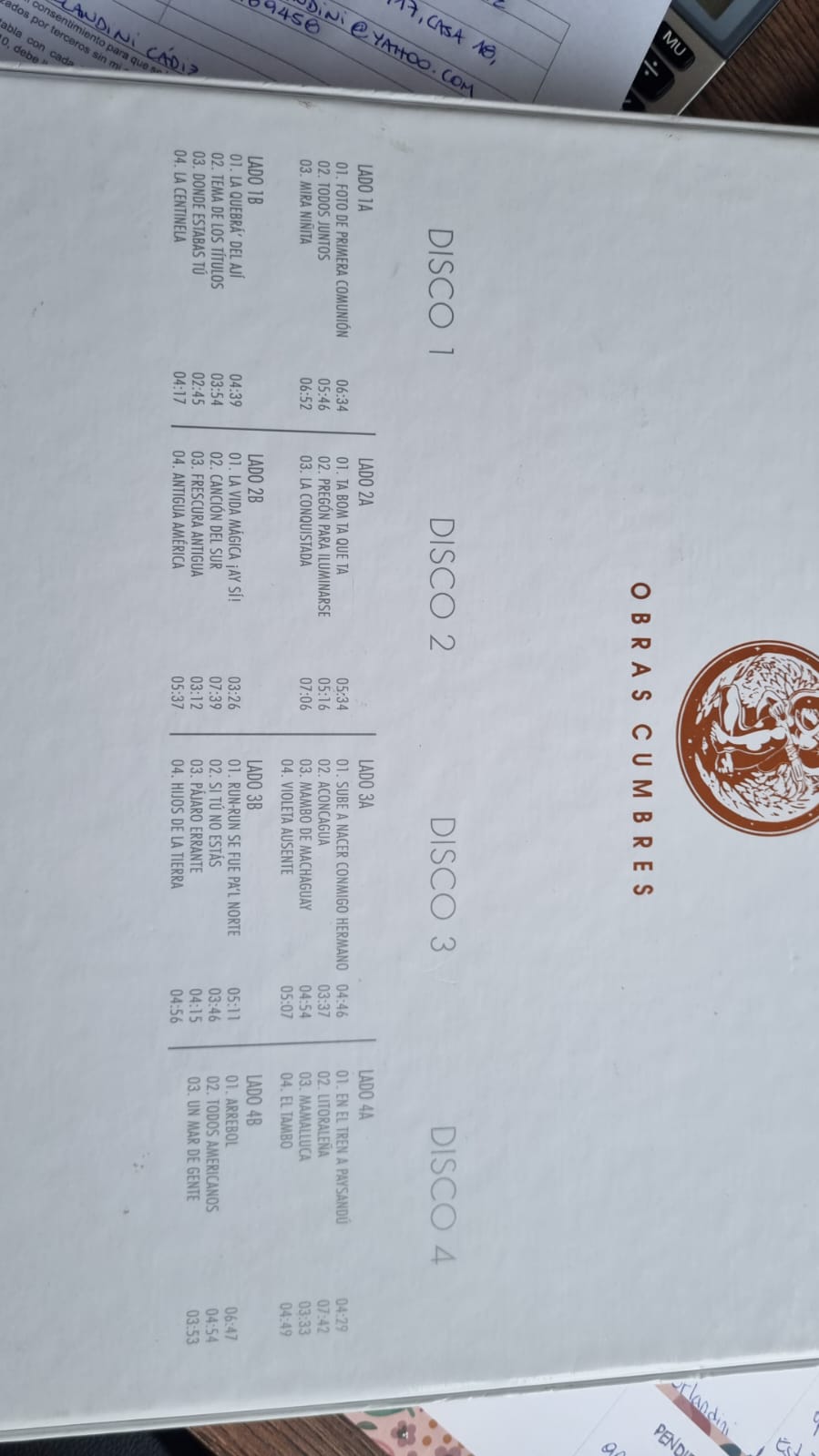 Vinilo Doble Los Jaivas "Obras Cumbres" - Imagen 2