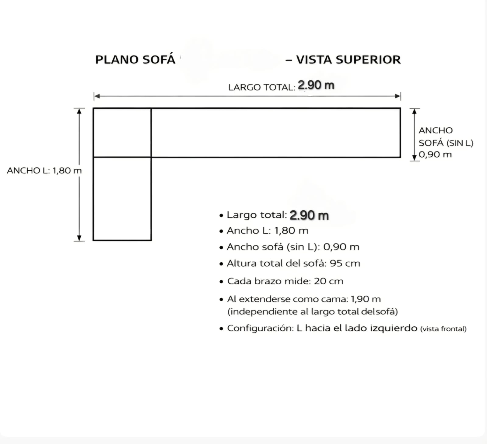 Sofá seccional extensible baúl mostaza - Imagen 6