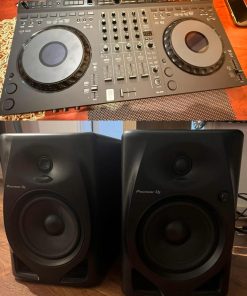 Controlador DDJ con Monitores estudio Pioneer DJ