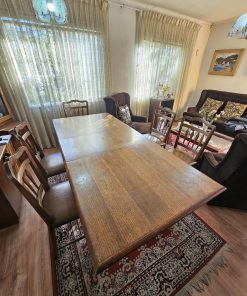 Juego comedor mesa extensible 6 sillas CIC Colonial