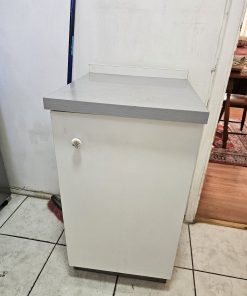 Mueble cocina melamina blanco con puerta