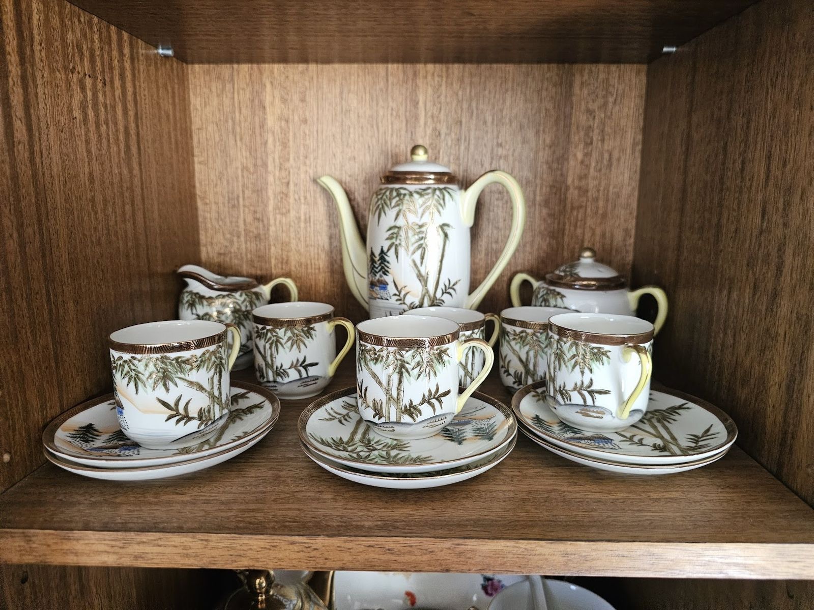 Juego de té japonés 6 puestos