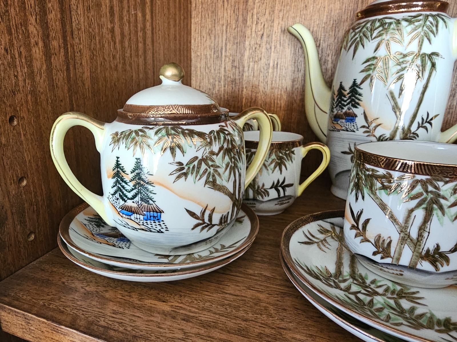Juego de té japonés 6 puestos - Imagen 4