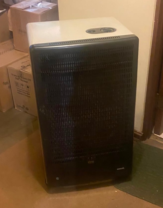 Estufa a gas Philips con 2 cilindros 15 kg