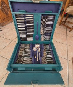 Cuchillería plaqué 12 puestos 146 piezas Oneida Community Queen Bess