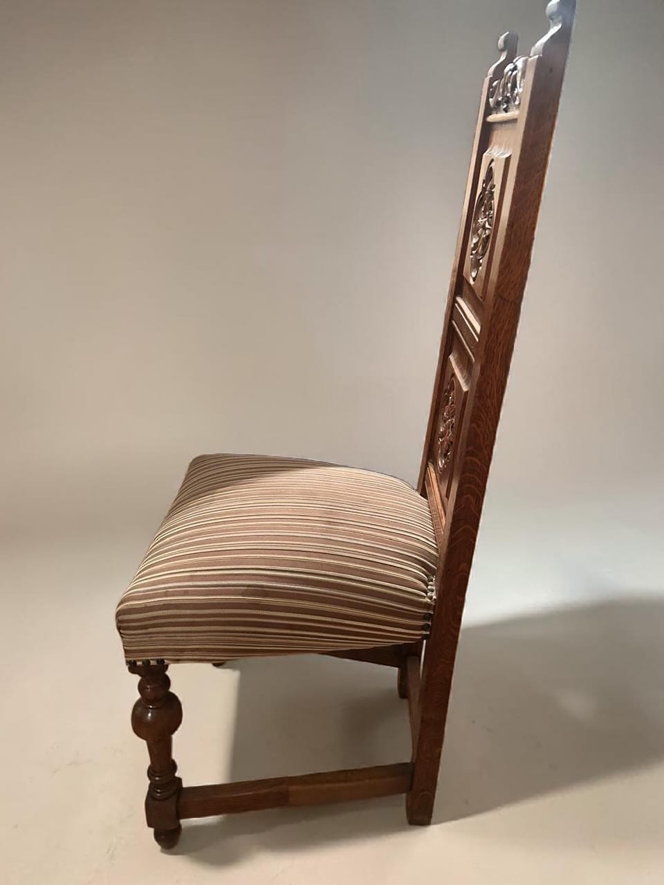 Juego de comedor madera maciza 6 sillas talladas - Imagen 5