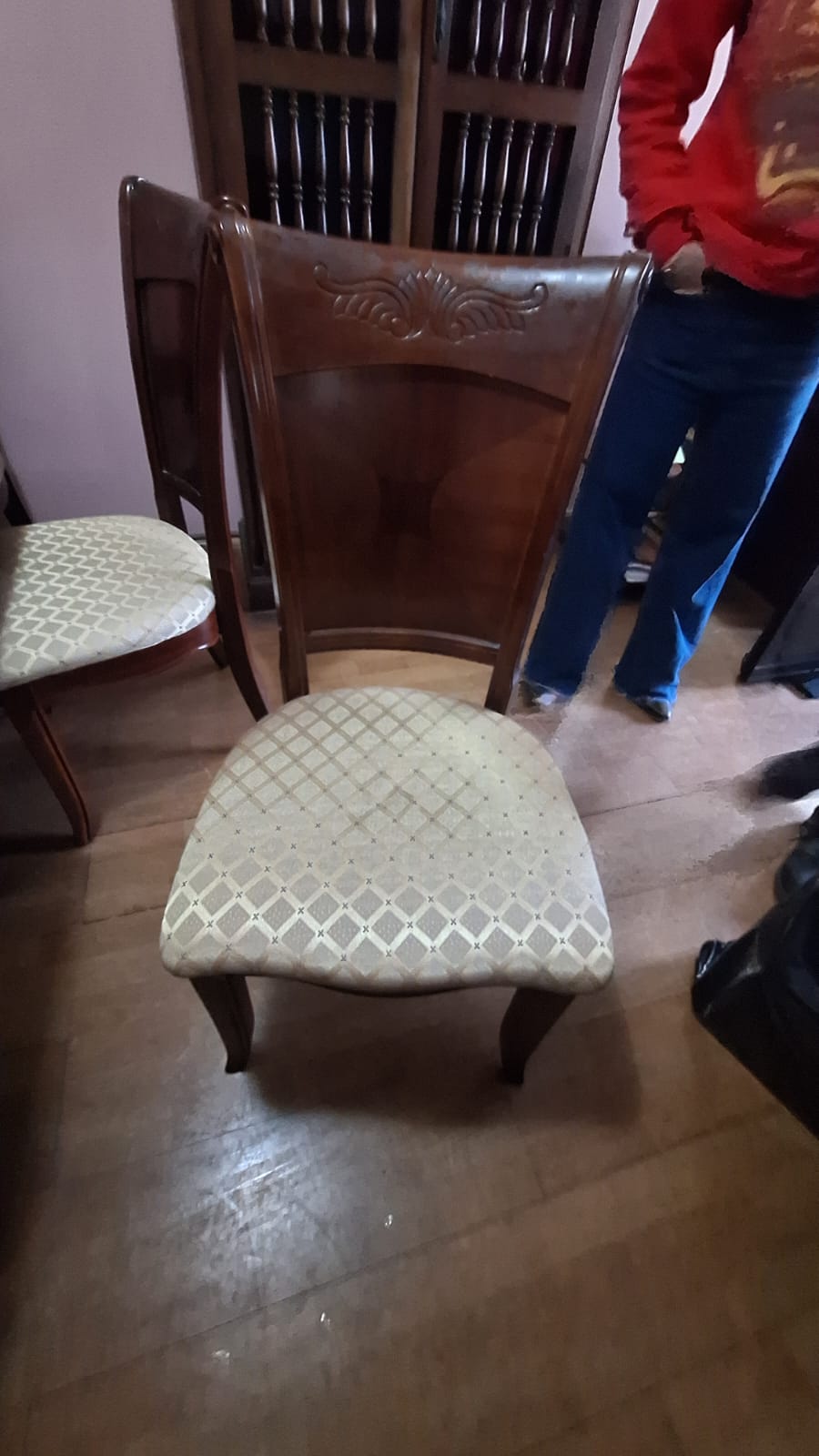 Juego comedor madera maciza 6 sillas - Imagen 5