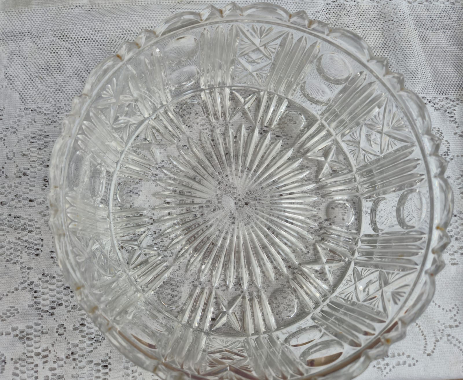 Colección 5 piezas vidrio tallado grueso - Imagen 6
