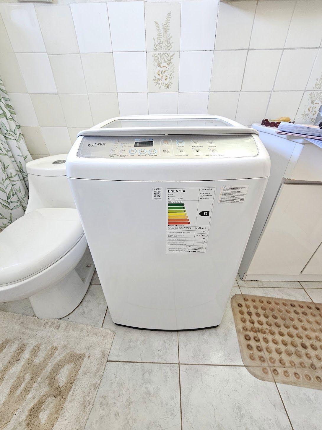 Lavadora Samsung 8 kilos Wobble