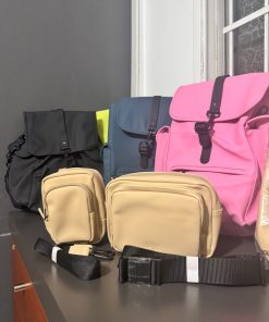 Mochilas y bananos goma reciclada