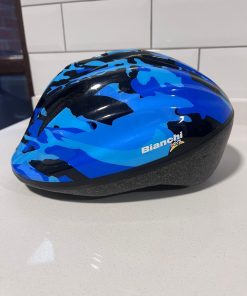 Casco niño azul