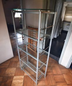 Estante repisa metal vidrio