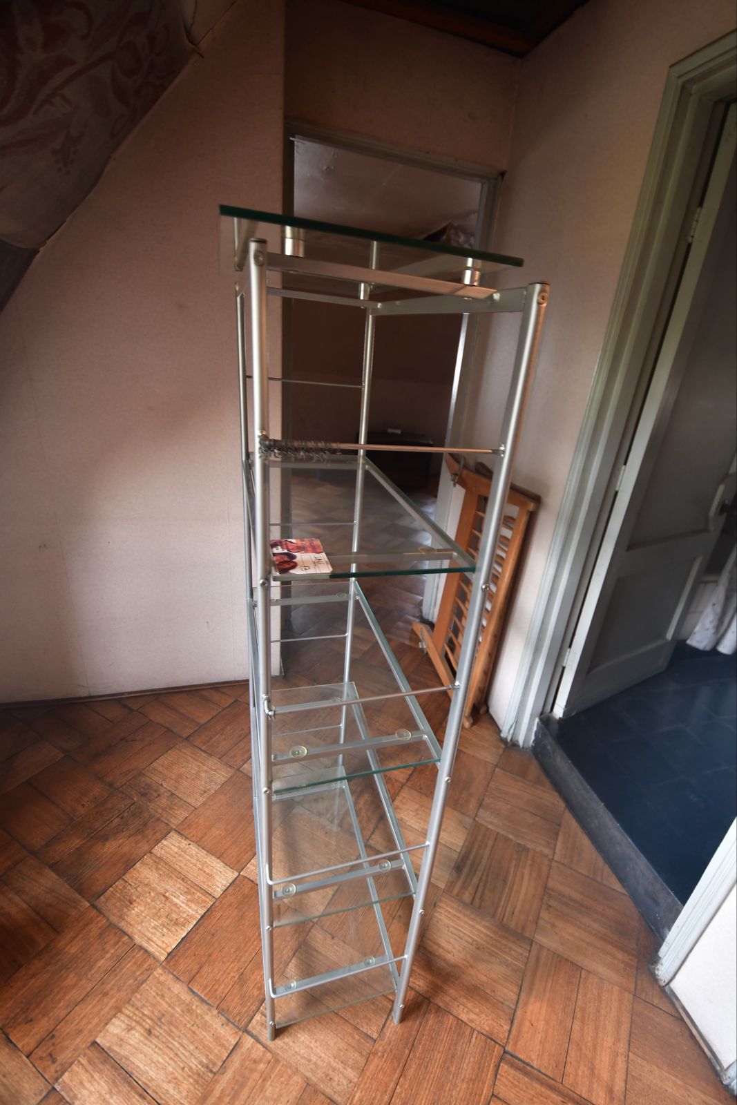 Estante repisa metal vidrio - Imagen 2