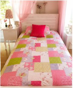 Cama 1.5 plazas madera blanca