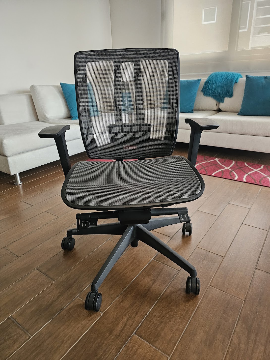 Silla escritorio Bash malla gris negro