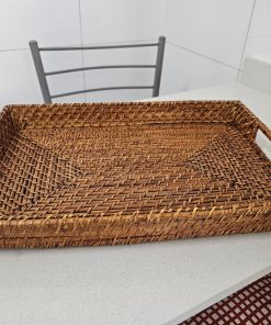 Bandeja rattan natural