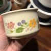 Pocillo inglés flores con sello