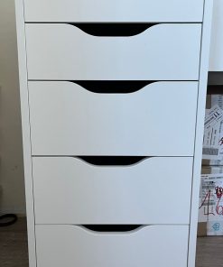 Cajonera Alex Ikea blanca 5 cajones