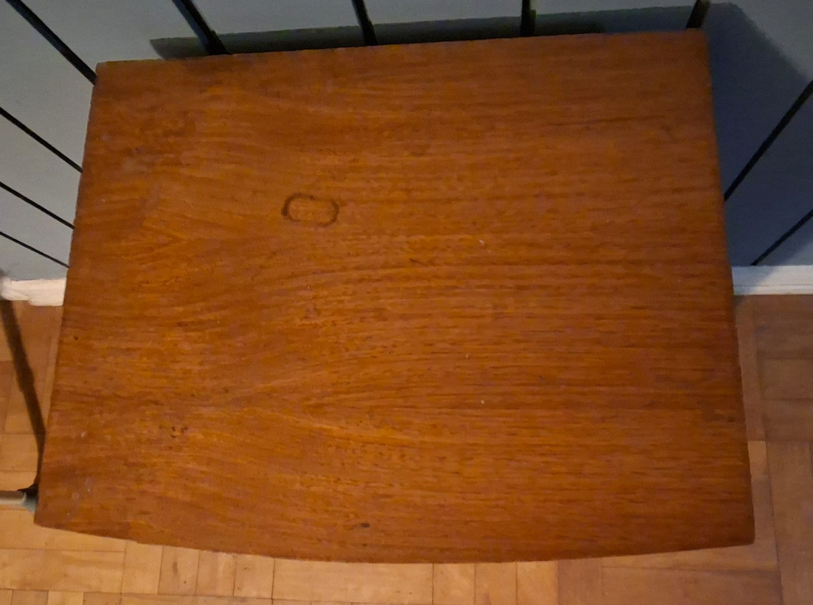 Veladores enchapado madera 2 cajones y puerta - Imagen 4