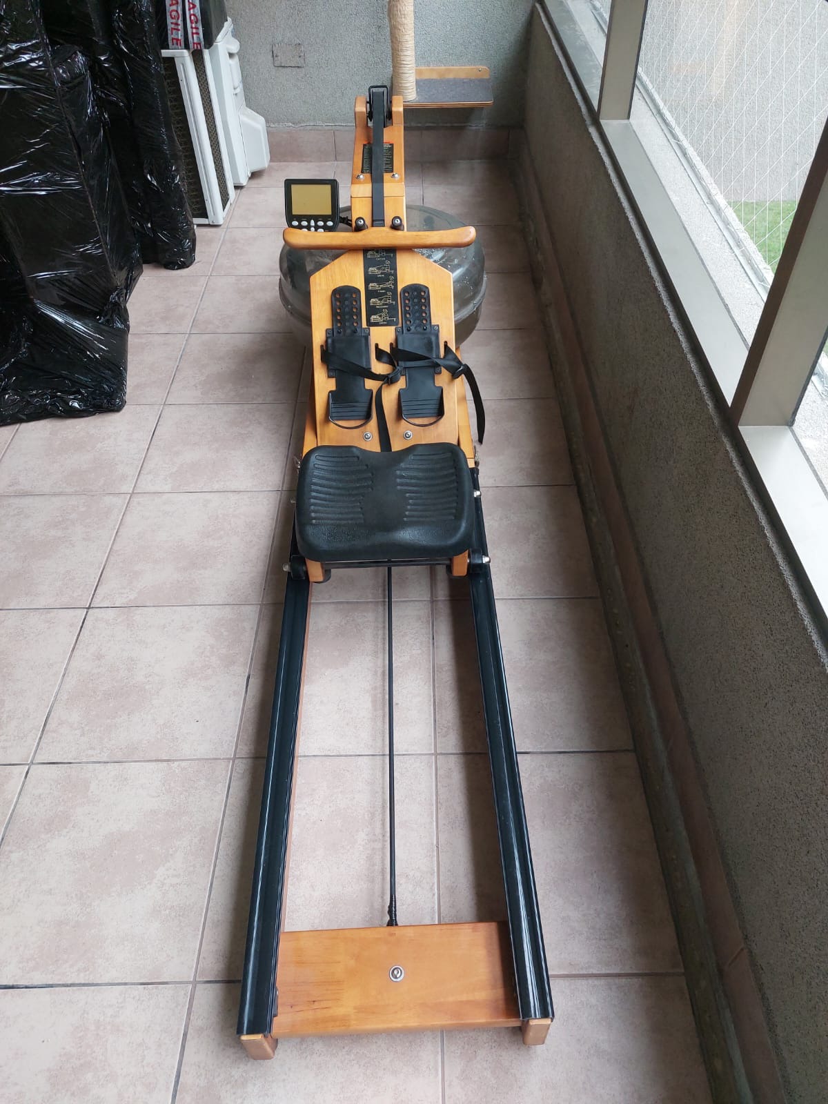 Remadora bogadora agua madera plegable Regata Rowing