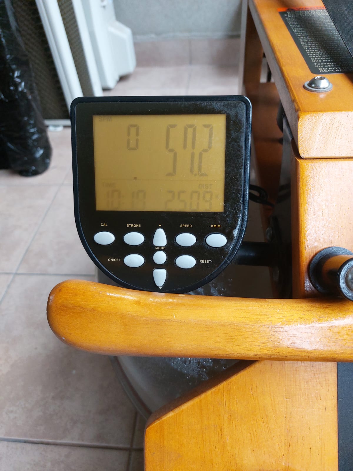 Remadora bogadora agua madera plegable Regata Rowing - Imagen 2