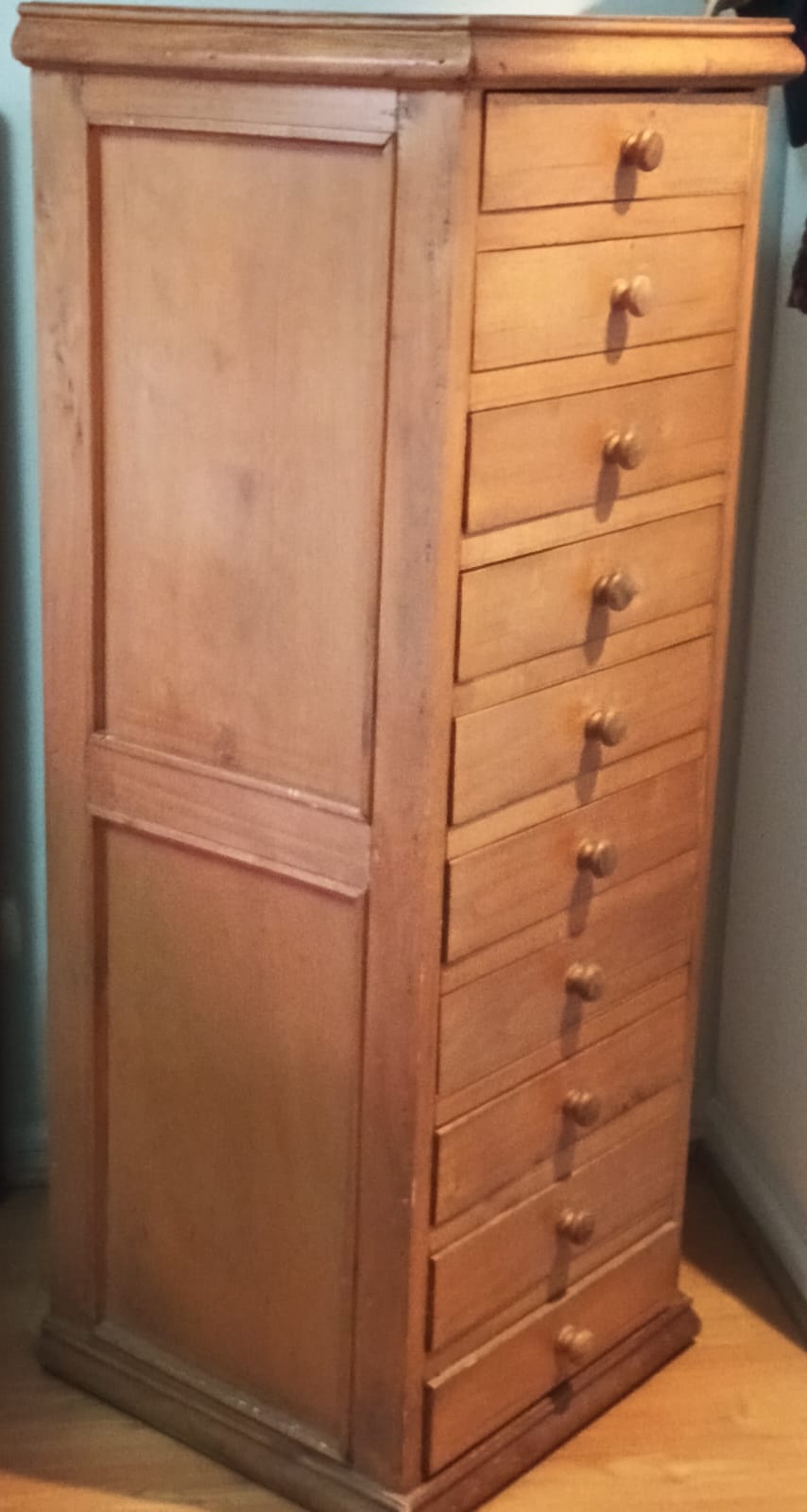 Mueble cajonera alta madera 10 cajones - Imagen 3