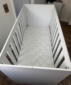 Cuna evolutiva 3 en 1 MDF blanca
