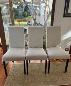 Set 8 sillas comedor tienda Pórtico blanco invierno
