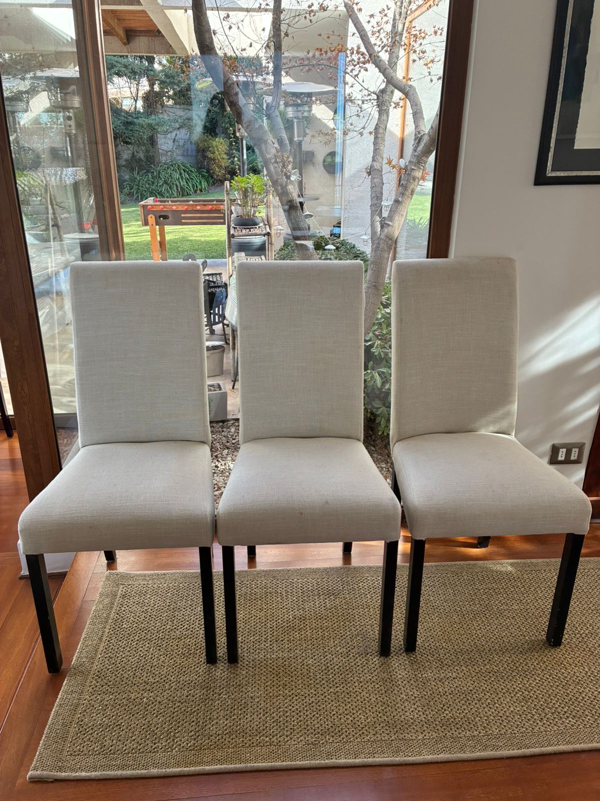 Set 8 sillas comedor tienda Pórtico blanco invierno - Imagen 4