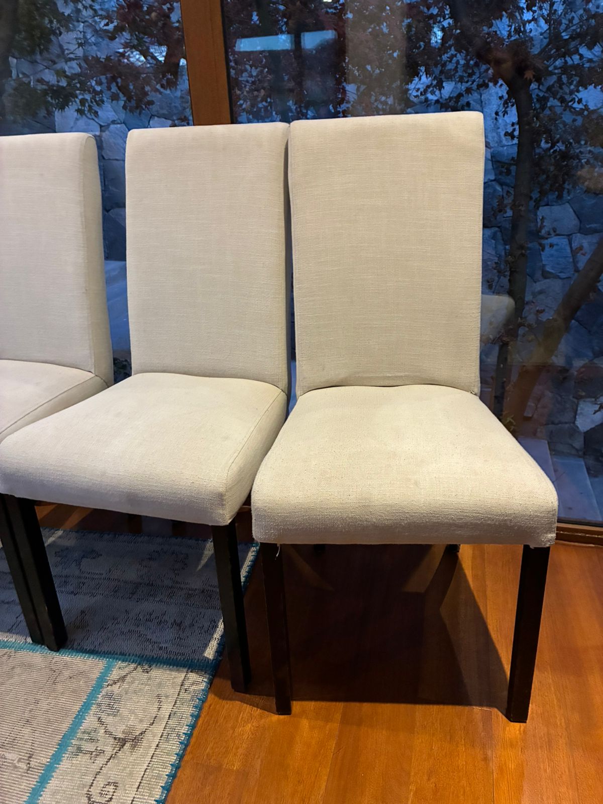 Set 8 sillas comedor tienda Pórtico blanco invierno - Imagen 6