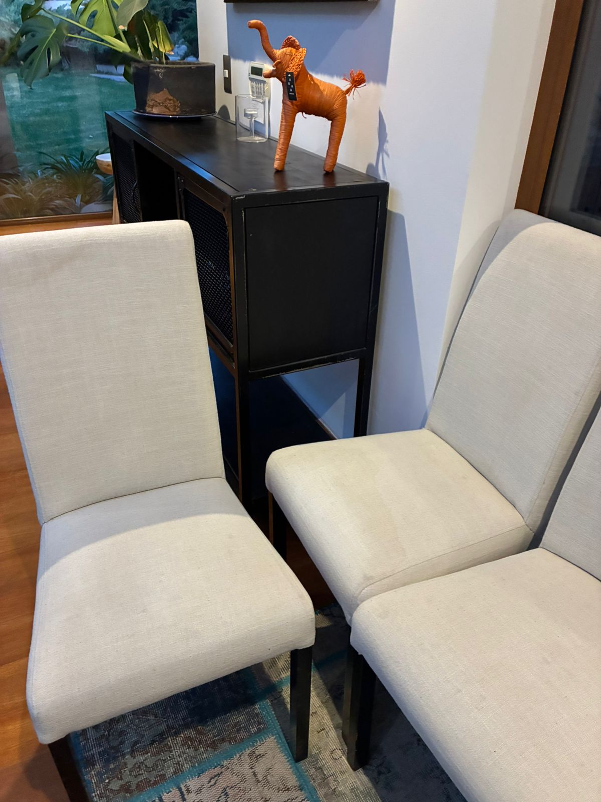 Set 8 sillas comedor tienda Pórtico blanco invierno - Imagen 8