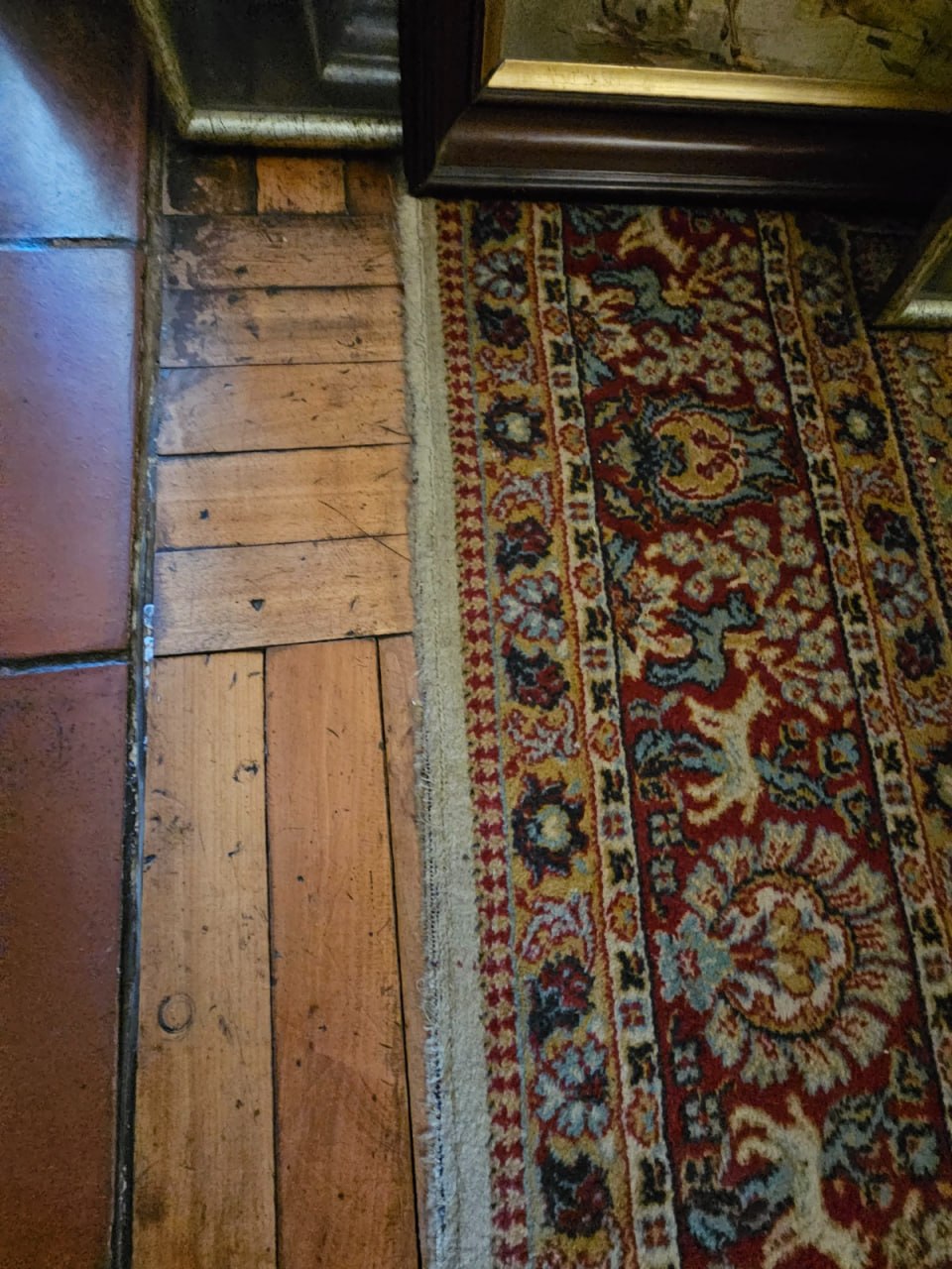 Alfombra lana tonos café