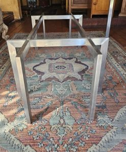 Base cromada para mesa de centro
