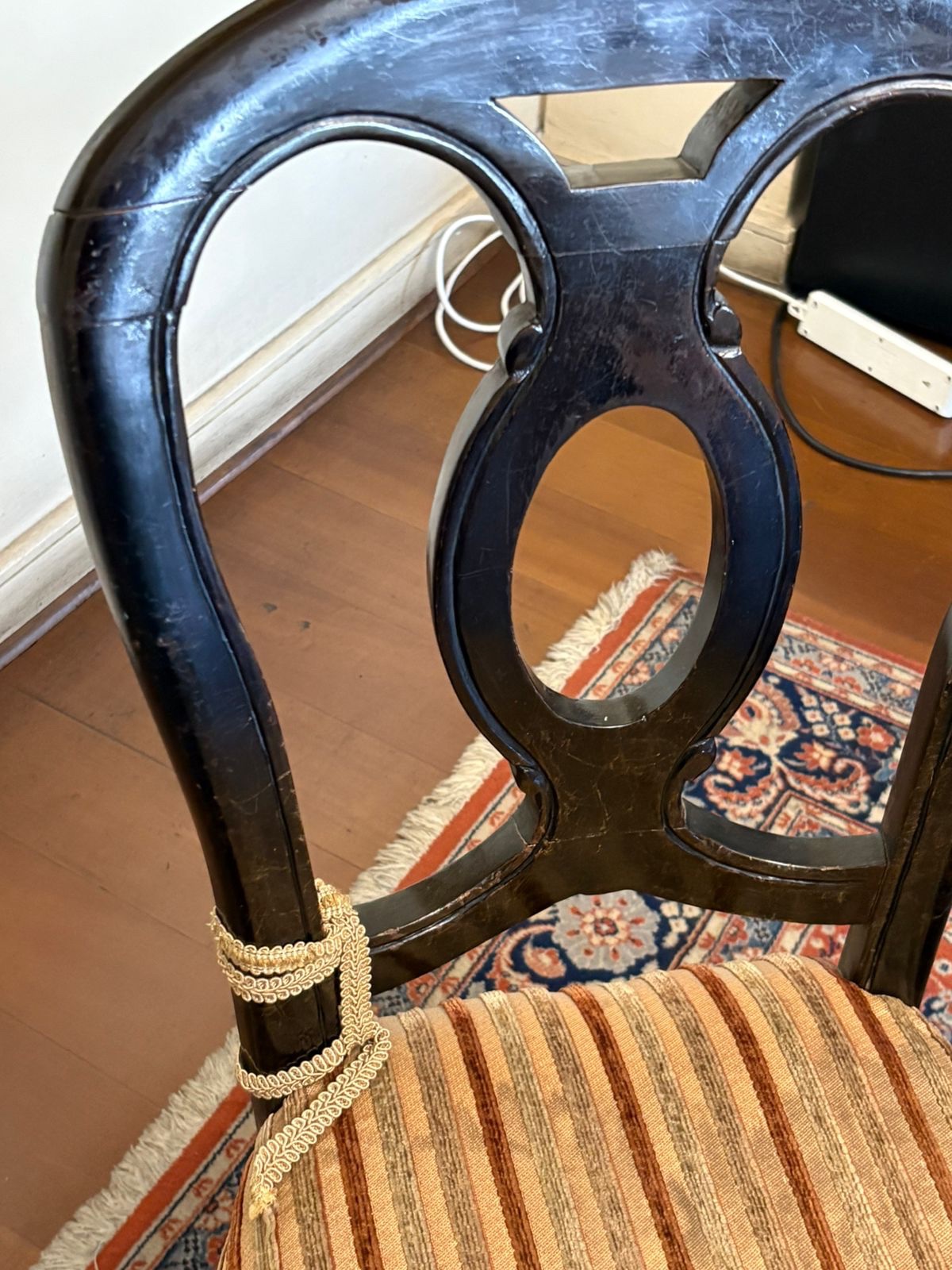 Juego comedor extensible base piña con 8 sillas - Imagen 6