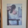 Cuadro muchacha en la ventana