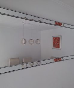 Espejo rectangular marco espejado